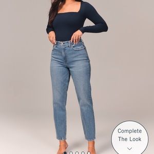 Abercrombie Curve Love High-Rise Mom Jean
